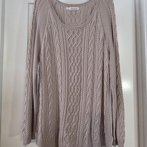 Maurices Women's Cable Knit Sweater - Light Pink